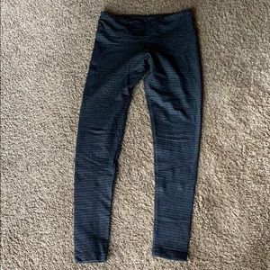 Black and White Striped Leggings/Yoga pant